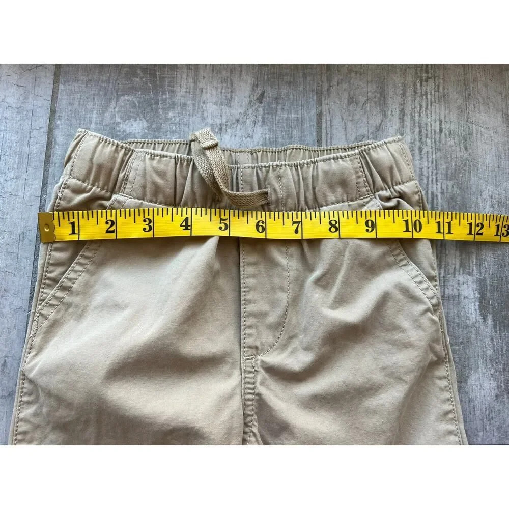 Baby Gap Khaki Tan Beige Jogger Elastic Waist Casual Everyday Pant Chino Boys 4